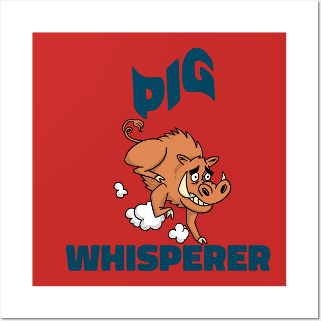 Pig whisperer Wall Art by ToAnk